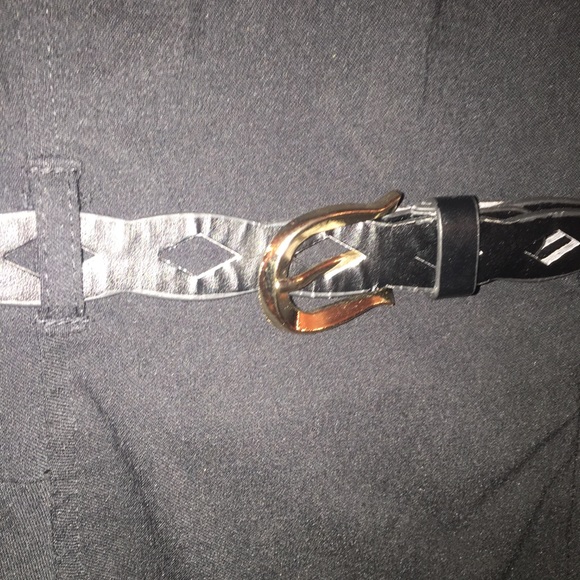 XOXO Black Peplum Dress with Belt - Picture 3 of 4